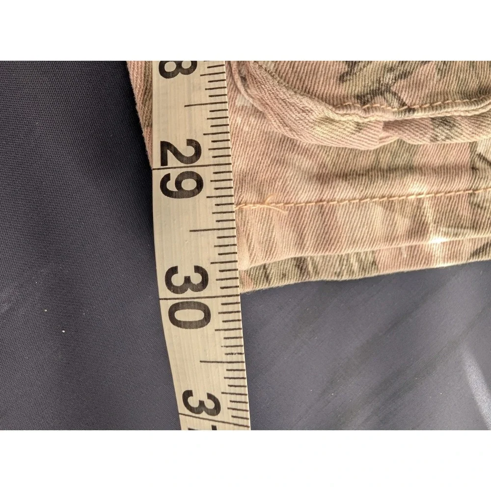 Disclosure Cargo Pants Mens 29x30 Multicolor Camo Cotton Twill Straight Leg